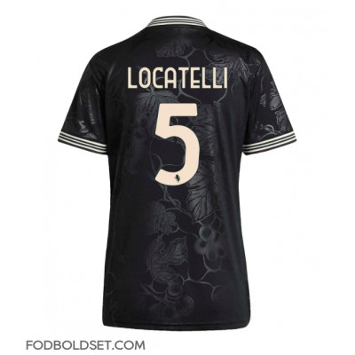 Juventus Manuel Locatelli #5 Tredjetrøje Dame 2025-26 Kortærmet Juventus Manuel Locatelli #5 Tredjetrøje Dame 2025-26 Kortærmet